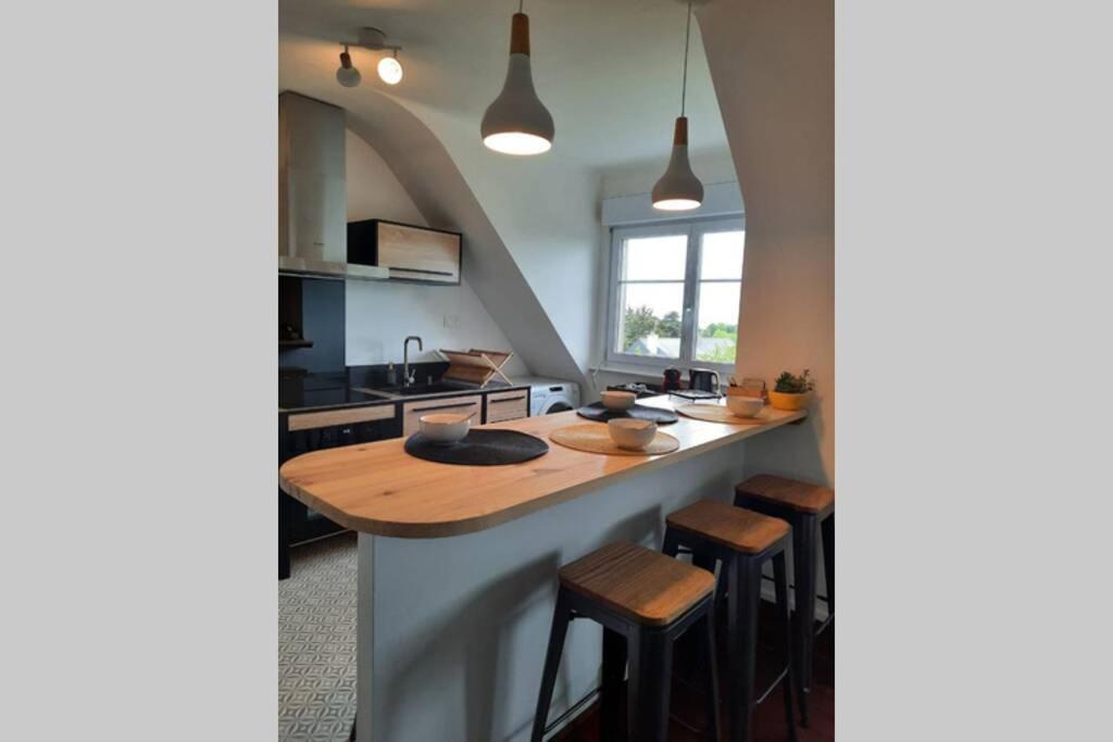 Bel Appartement Idealement Situe & Petite Vue Mer ก็องแกล ภายนอก รูปภาพ